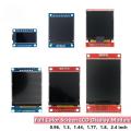TFT Display 0.96/1.3/1.44/1.77/1.8/2.4/2.8 inch IPS 7P SPI HD 65K TFT Full Color LCD Module ST7735 Drive IC 80*160 For Arduino. 