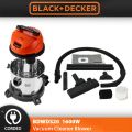 Black n Decker Vacuum Cleaner (Wet n Dry) Stainless Steel 20 Litre 1600 Watt with Blower function - WDBDS20. 