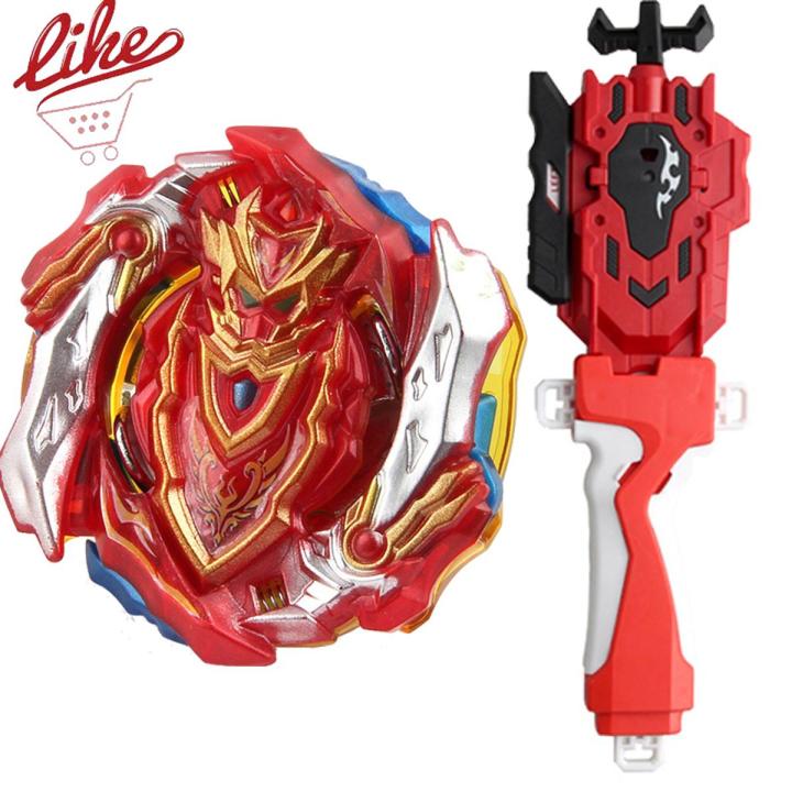 Laike Beyblade Burst B-129 CHO-Z Achilles Super Z B129 with Launcher Handle Set