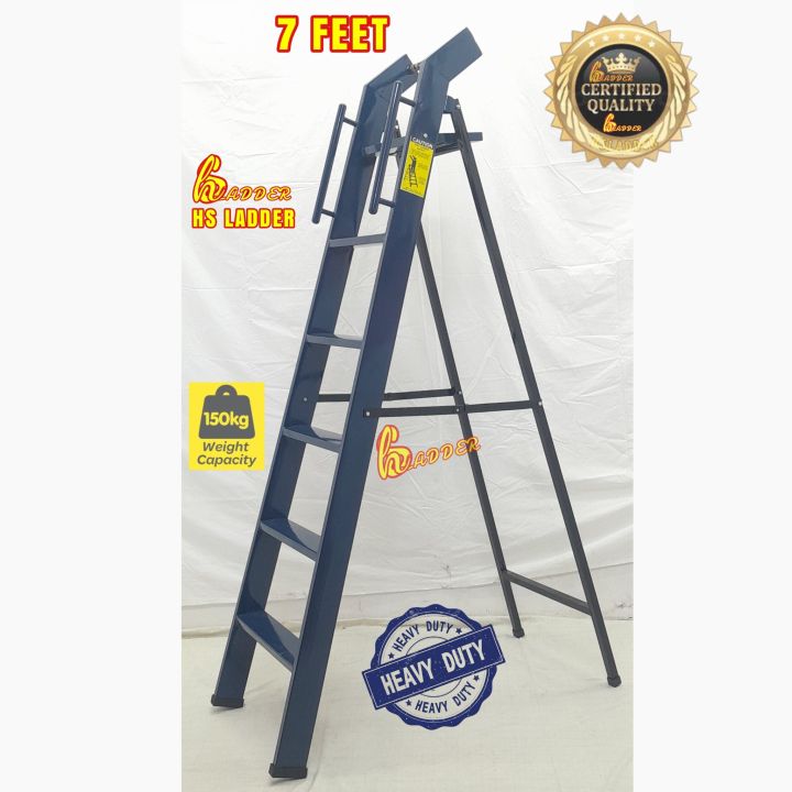 Moveable Ladder 6 Steps Best For Home Use  Ladder Folding Easily and Carry Plate For Ladder