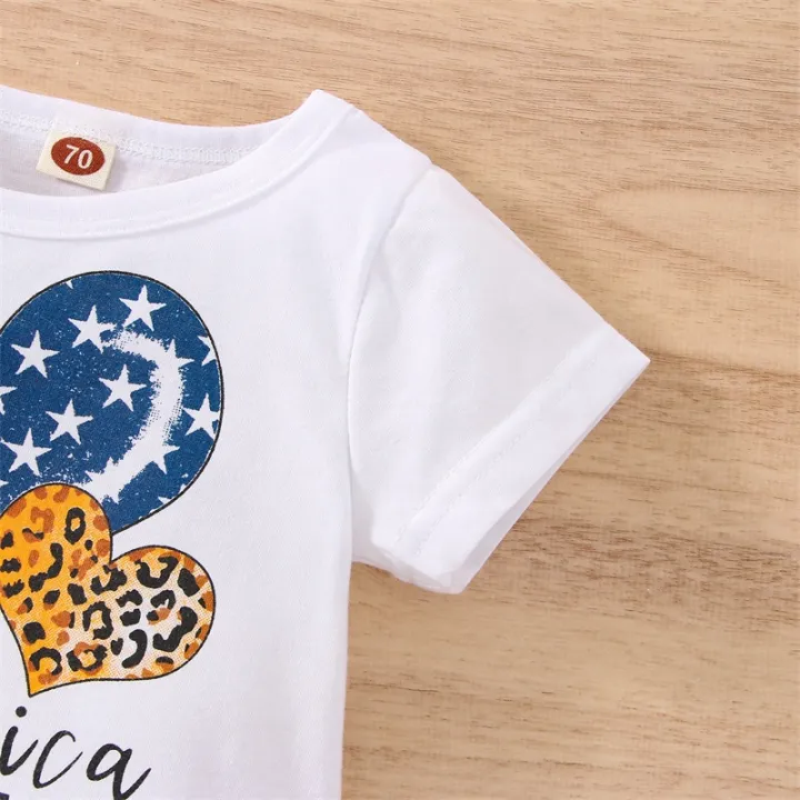 2%20Pcs%20Independence%20Day%20Pants%20Set,%20Baby%20Girls%20Letter%20&%20Heart%20Print%20Short%20Sleeve%20Tassel%20T-shirt%20+%20Star%20&%20Stripe%20Print%20Shorts%20-%20Image%2010