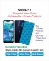 Nokia 7.1 Screen Protector Nano Glass 9H (Tempered) Unbreakable - Anti Shock -. 