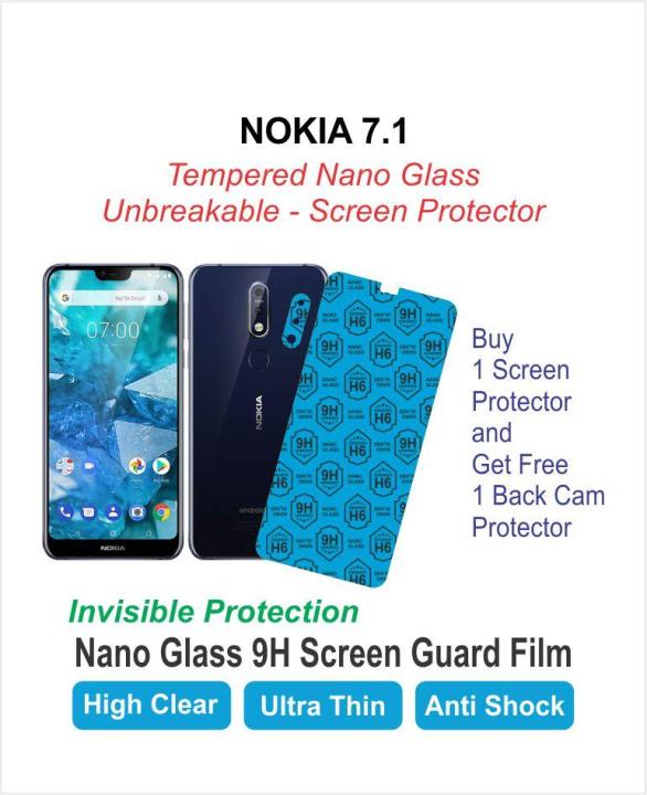 Nokia%207.1%20Screen%20Protector%20Nano%20Glass%209H%20(Tempered)%20Unbreakable%20-%20Anti%20Shock%20-%20-%20Image%203