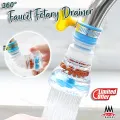 Faucet Extenders Kitchen Faucet Extender 360 Degree Adjustable Water Tap Extension Filter Shower Bathroom Faucet Extender Water Saving Splash-proof Kitchen Accessories  Saving Splash-proof  Kitchen Gadgets Water Filter Accessories. 