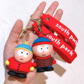 Creative Cartoon Doll South Park Kyle Broflovski Keychain Pendant Kenny Bag Car Key Ring Eric.cartman Accessories Gift Wholesale. 