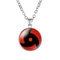 Anime Sharingan Eye Necklaces Uchiha Kakashi Mangekyou Pendant Necklace Goth New Fashion Chokers For Fans Women Men Gift. 