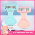 New 6-Layer Blade Lady Razor Women Razor Mini Portable Shave Mane Leg Hair Private Body Manual Razor With Case. 