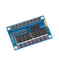 TM1638 Button Digital LED Display Module （8 Bit Digital \LED\ Button ) Electronic module. 