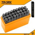 NC - Tolsen 27PCS Steel Letter Punch Stamp Set (6mm) 25104. 