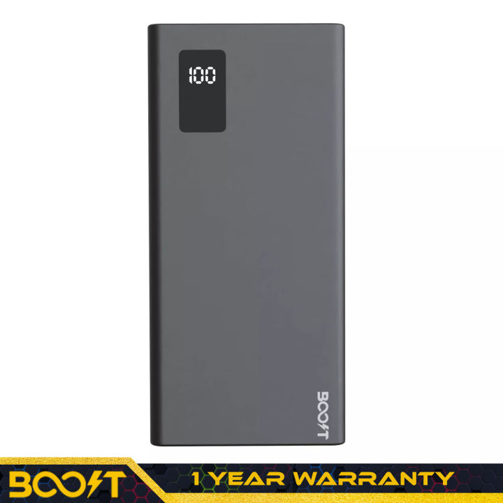 Boost Voltron Power Bank - 10,000mAh, 4 Built-in Cables, 3 Outputs, Type-C, Micro & USB