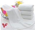 Pack of 2 Classic Hand Towel 100% Cotton Terry Towel White Color Double Pile Construction Size 50 x 90 cm 900GSM, Export Quality. 