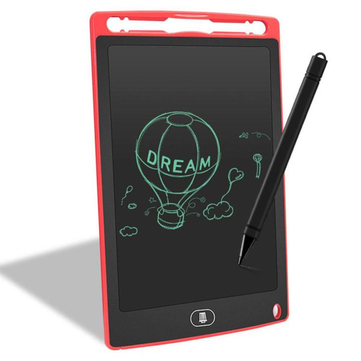 LCD Writing Tablet Digital Writing Pad Erasable Writing Tablet for Kids Drawing and Sketching Pad available in 6.5" 8.5" 10" 12" Single color and Multicolor