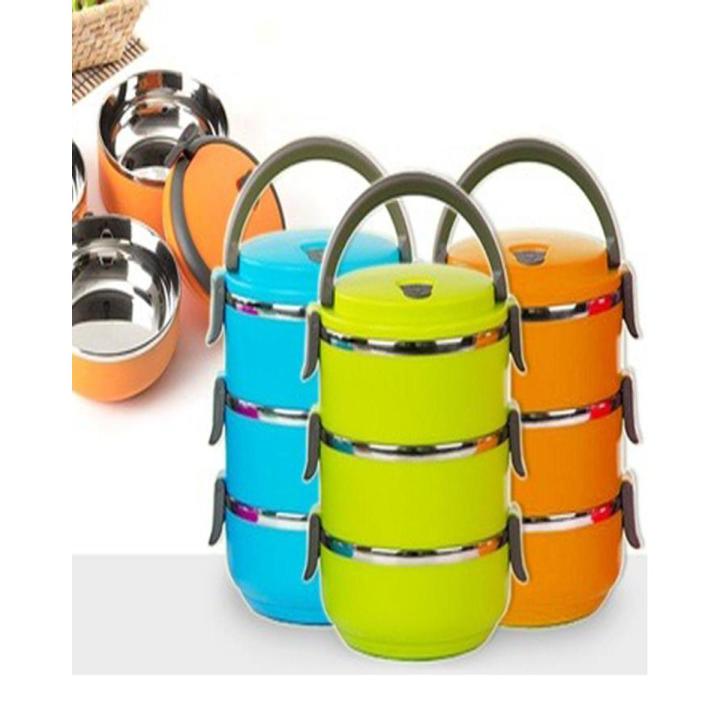 3 Tier Lunch Box Stainless Steel
