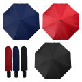 High Quality Open Close Automatic Folding Umbrella for Rain and Sun Protection Fiber Ribs. 