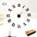Acrylic 3D roman digits clock-modern roman digits clock-3D roman clock-3D roman shiny wall clock-dotz brand wall clock. 