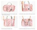 Wind Blows Folding Carry Bag Travel Bag Foldable Nylon Zipper WaterProof Luggage Bag. 