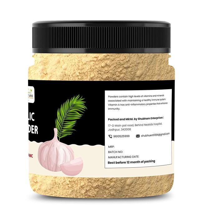 Organic%20Nature%20Dry%20Garlic%20Powder%20Garlic%20Seasoning%20Ultra%20Fine%20Powder%20150%20Gram%20-%20Image%202