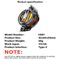 Memo CX07 Mobile Radiator Cooling Fan For Mobile - 15W Power Freezed Instantly - Heatsink For Mobile. 