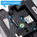 12mm Ribbon for Brother Label Tape Compatible for Tze-Label Tape tze231 for P-touch PTH110 H107 P710BT Cartridge Label Printer PCardiaCP. 