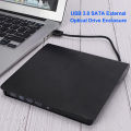 DVD CD-ROM RW Optical Drives USB 3.0 SATA External Enclosure for Laptop Computer. 