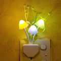 LED Night Light Mushroom Lamp with automatic sensor control. 