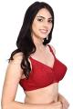 Mahroon Same Embroidery Cotton Bra Braze Comfortable Non Padded Bra For Women, Bras For Ladies Brassiere Smooth & Stretchable Fabric for Women Ladies Girls Undergarments Bra for girls. 