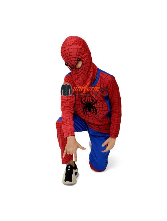 Spiderman%20Costume%20For%20Kids%20Including%20Spider%20Man%20Shirt%20Spiderman%20Trouser%20Spiderman%20Mask%20-%20Image%204