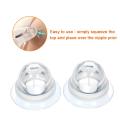 Nipple Pullers or Everters 1 Pair with Travel Case to Storage Silicone BPA-Free Nipple Corrector Suckers Extender for Flat. 