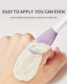 Tijarat Online Silicone Double Head Mask Brush, Silicone Face Wash Brush, Mud Film Special Scraper Applicator, Facial Cleansing Brush, Cleaning Tool. 