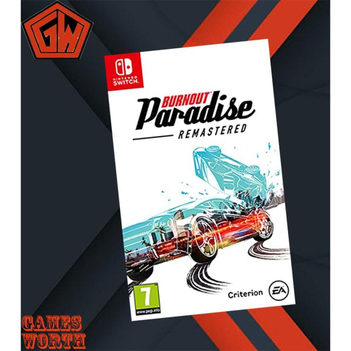 BURNOUT PARADISE REMASTERED NINTENDO SWITCH GAME