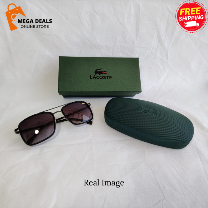 LACOSTE Sun Glasses High Grade replica Men Unisex fashion eye wear outdoor activities with Free Delivery