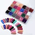 Nails 24 different colors, 576 pcs nails with box , beautiful nails for good , reusable, Coffin shapes and Different colors. 