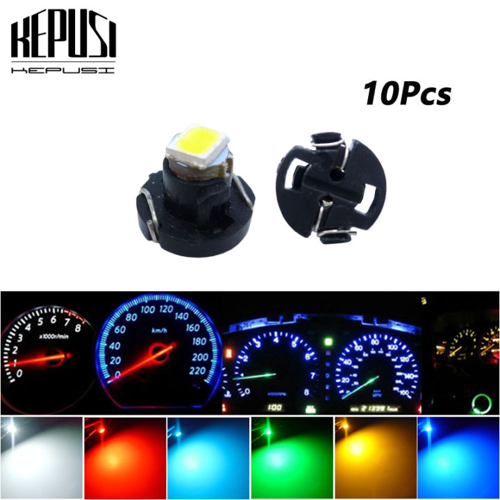 10xT3 Neo Wedge Led Switch Radio Climate Control Bulb Gauge Dashboard Indicator Light for Honda Civic 2003 2004 2006 2007 2008