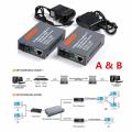 Net Link Media Converter Pair Box Pack 100 Mbps Fiber Optical Transceiver One Pair Fiber Media Converter. 