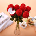 Romantic Rose Flower Bouquet Ring Box Jewelry Packaging Valentine's Day Gift Box. 