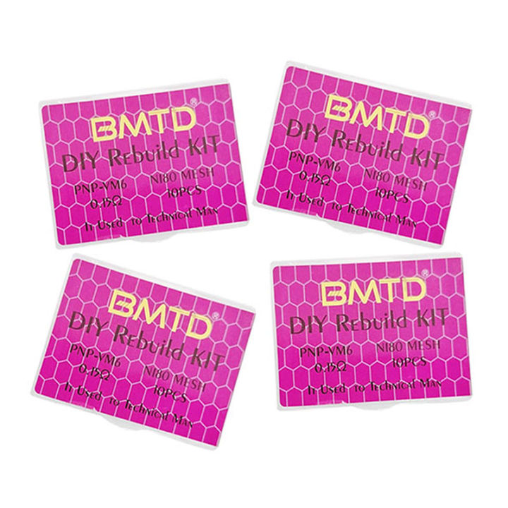 10pcs Mesh Coil for PNP-VM6 NI80 Mesh Coil 0.15Ω Resistance DIY Rebuild Kit Tetuo