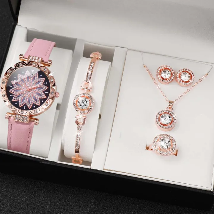 6-piece%20Luxury%20Watch%20and%20Jewelry%20Set%20for%20Women,%20Quartz%20Watch%20with%20Diamond%20Necklace%20and%20Bracelet%20-%20Image%205