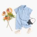 Summer Baby Boys Bodysuits Cotton Newborn Baby Clothes Fashion Short Sleeve Plaid Baby Clothing. 