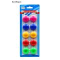 Pack Of 10 Board Magnets 30mm For White Board Notice Board Planning Magnets Fridge - Multicolor Magnetic Button ( 2 Pcs ). 