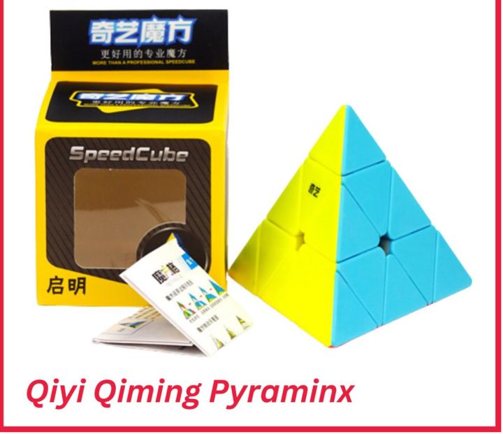 Original 3x3 Pyramid Cube Sticker less Best Quality Fast Speed Triangular Magic Cube Smooth Educational Puzzle Toys