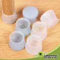 Pack Of 8 Table Chair Leg Silicone Cap Pad Furniture Non Slip Feet Cover Floor Protector Foot Bottom Pads Caps Rubber Home Decoration. 