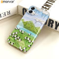 AMORVOR for Samsung Galaxy A04 Back Cover Beautiful Scenery Flowers Hard Phone Case Camera Protection Mobile Cover. 