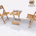 Portable High Quality wooden folding Set 2 Chairs and 1 Table/Outdoor Picnic Solid Wooden folding Set 2 Chairs and 1 Table. 