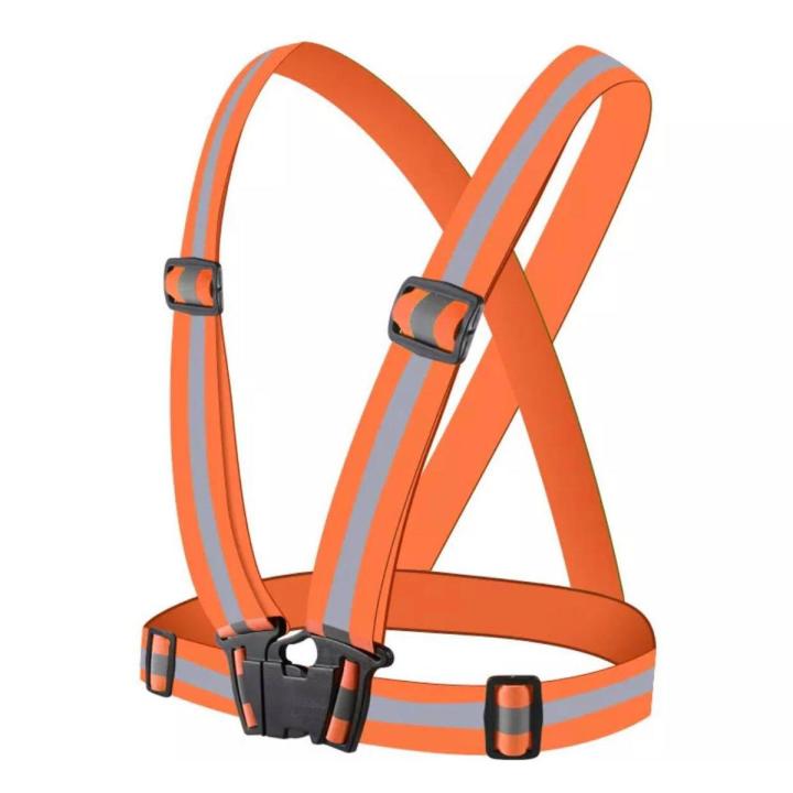 【Footprint】 Safety Vest Reflective Belt Not Elastic Safety Vest High Visibility Cycling PPE Safety Gear Safety Equipment Workwear