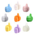 Creative Silicone Thumb Key Hangers - Waterproof, Rustproof, and Non-Marking Wall Hooks for Home and Office. 