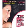 Wellice Onion Shampoo- 400ml Original - Anti Hair Fall Solution for Men and Women – Anti Hair Fall Shampoo – Hair Regrowth Shampoo – Organic Herbal Shampoo for Hair Fall – Anti Dandruff Shampoo – Wellice Keratin Smooth Hair Shampoo. 