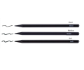 Set of 6 - Soft Medium and Hard Drawing Woodless Charcoal Pencils for Sketching, Shading, Beginners & Journaling - Black Charcoal Pencil for Drawing, Writing, Shading, Coloring, Soft Pencil No Wood, Gift for Artist, Hobbyist, Beginner. 