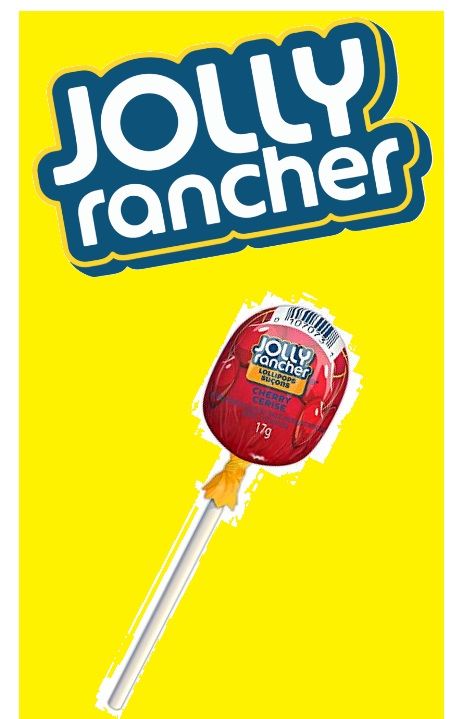Jolly Rancher Cherry Lollipop 17 g ( Imported )