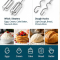 Electric Hand Mixer, Egg Beater, 7 Speed Mixer, Cake Baking Mixer, Stainless Steel Beaters, Handheld Kitchen Tool | 180W Lightweight Powerful Motor. 