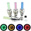 【COD+Ready Stock + FREE Shipping 】1Pcs Neon Bike Spoke Lights Bicycle LED Light Tire Valve Cap Flashlight Wheel Spoke Lightweight Car Motorcycle Accessories. 